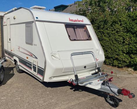 Beyerland Sprinter 390 FB (2005), lichtgewicht incl. mover en voortent