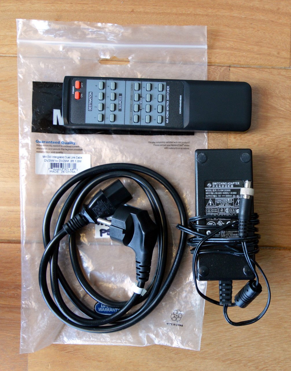 Professionele 4x4 hdmi matrix switcher (HD-44) [VS import]