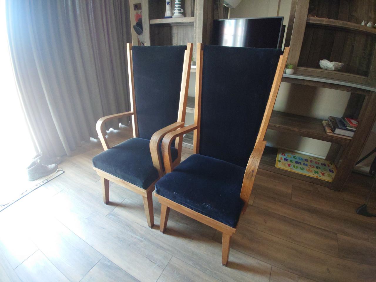 Oude Raadszaal stoelen Kortgene