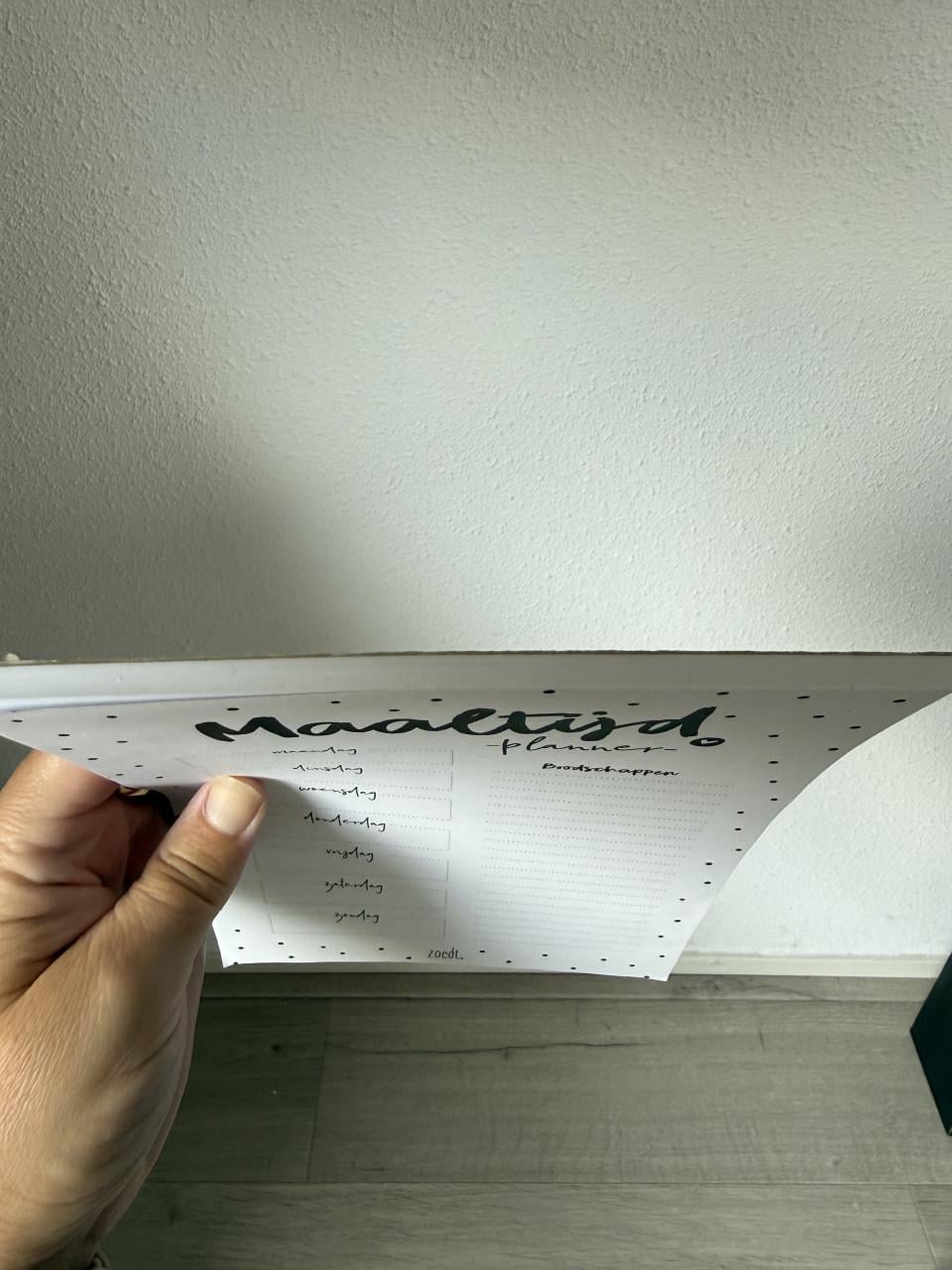 Werkplannen en Maaltijdplanner van merk Zoedt