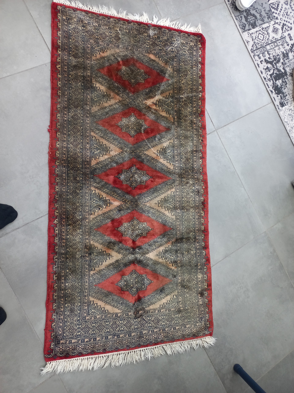 Vintage Perzische tapijt uit begin 19e Eeuw