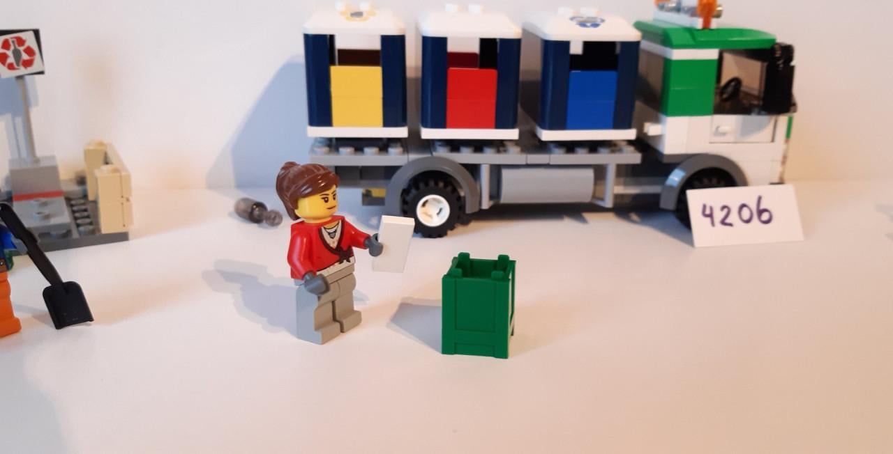 LEGO® City 4206:  Afvalverwerkingswagen + 3 minifiguren