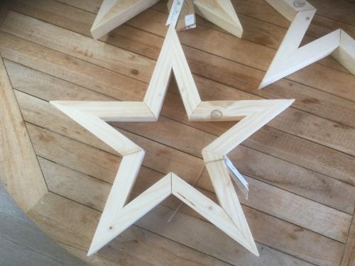 Kerstster van steigerhout.