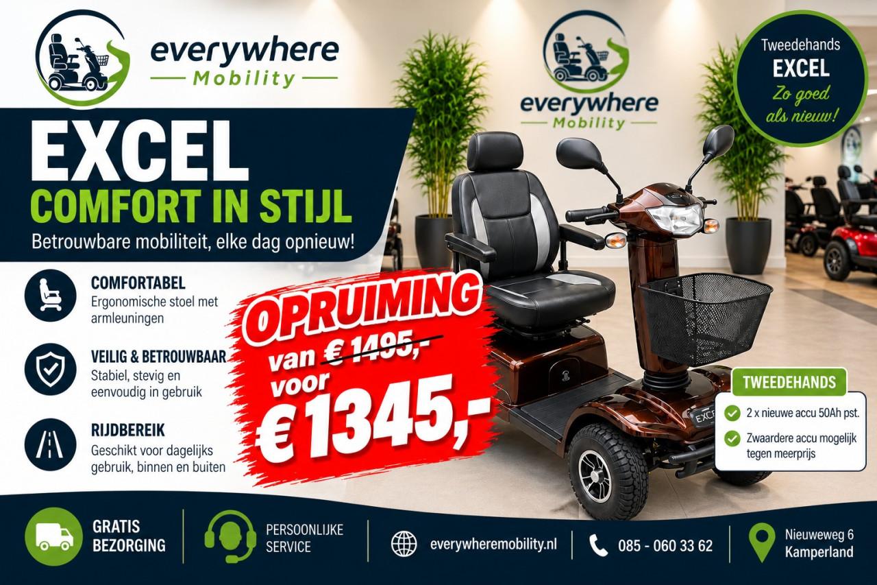 Comfortabel scootmobiel ? rijden voor een scherpe prijs