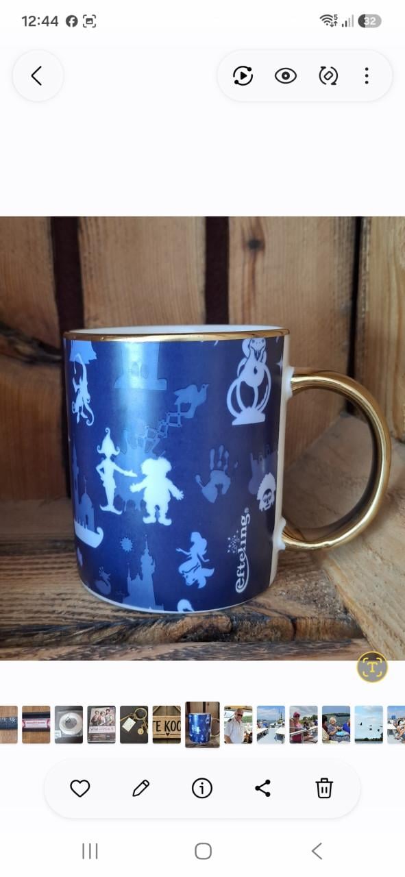 Efteling mok met rugzakje