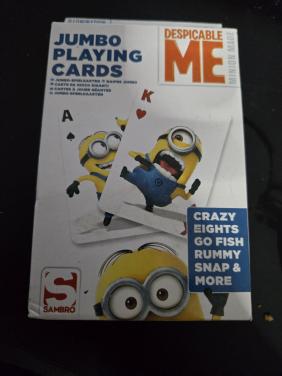 Despicable Me jumbo speelkaarten Nieuw zijn van het merk Sambro.