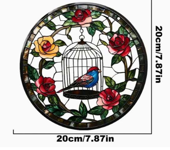 Raamhanger Vogel  in Kooi