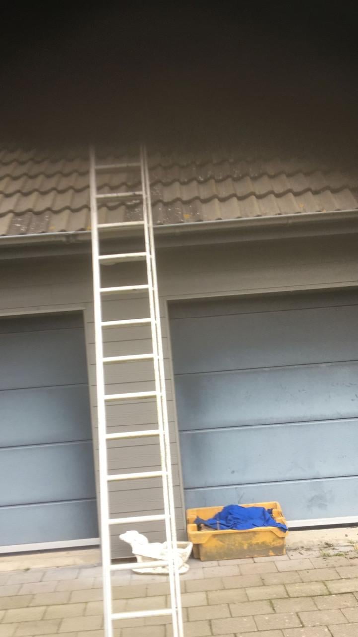 Tweedelige alluminium ladder