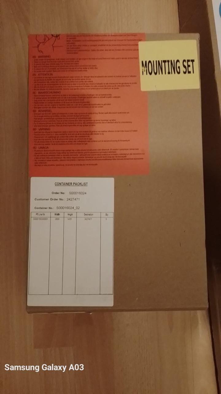 Lamellen te koop NIEUW - DOOS