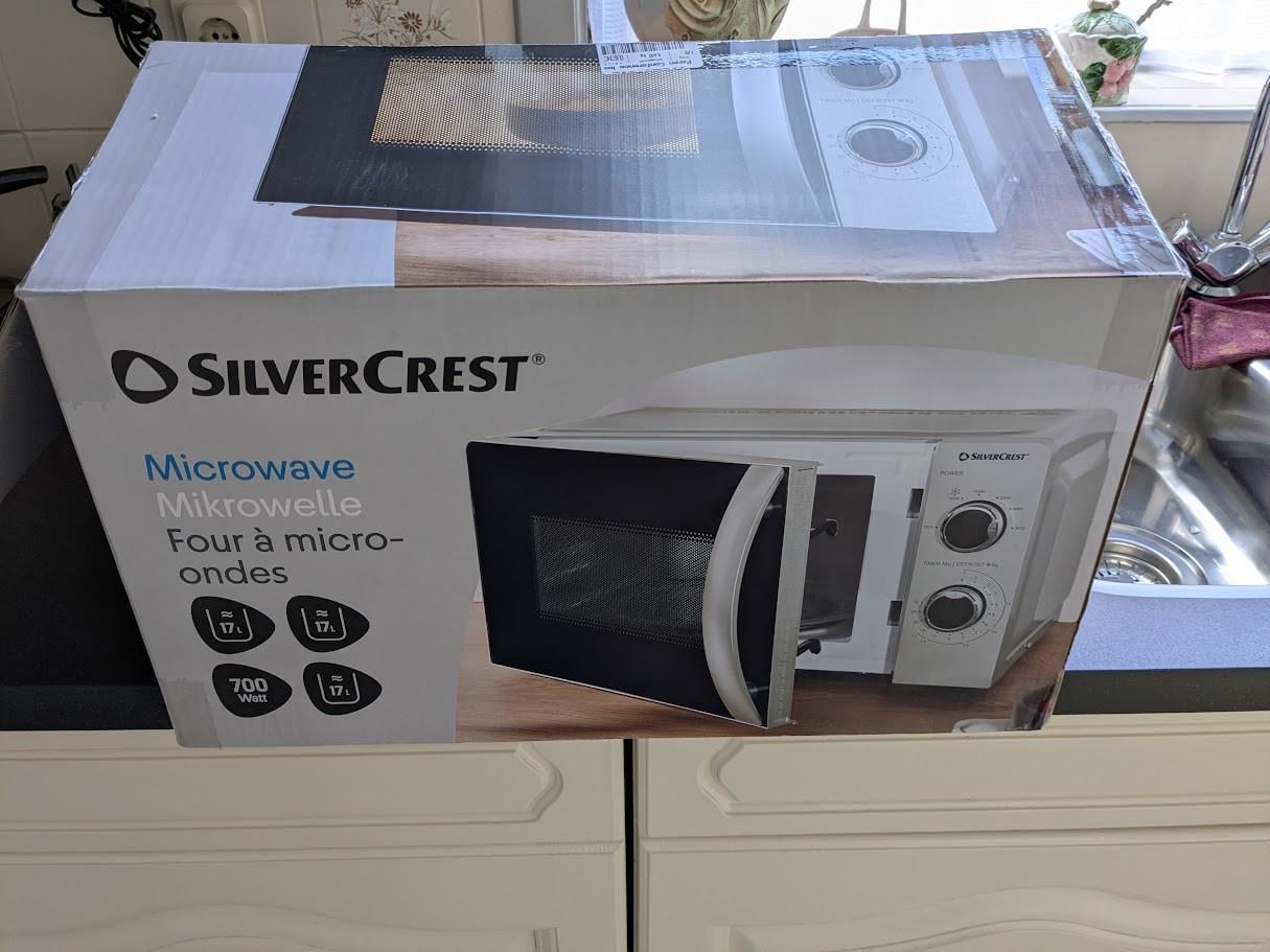 Silvercrest Magnetron inh. 17 liter 1100 W. zgan 1 maand oud