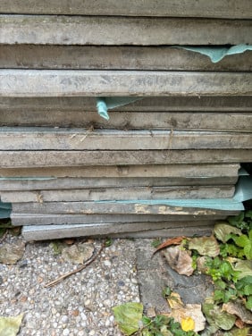 Tuin tegels 60 x60 (17 stuks)