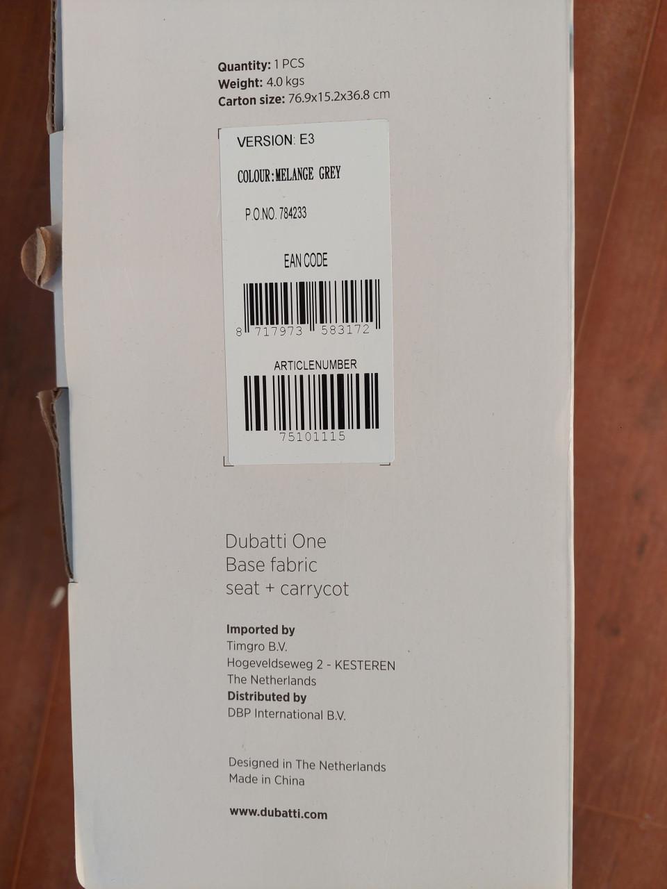 Dubatti One kinderwagen