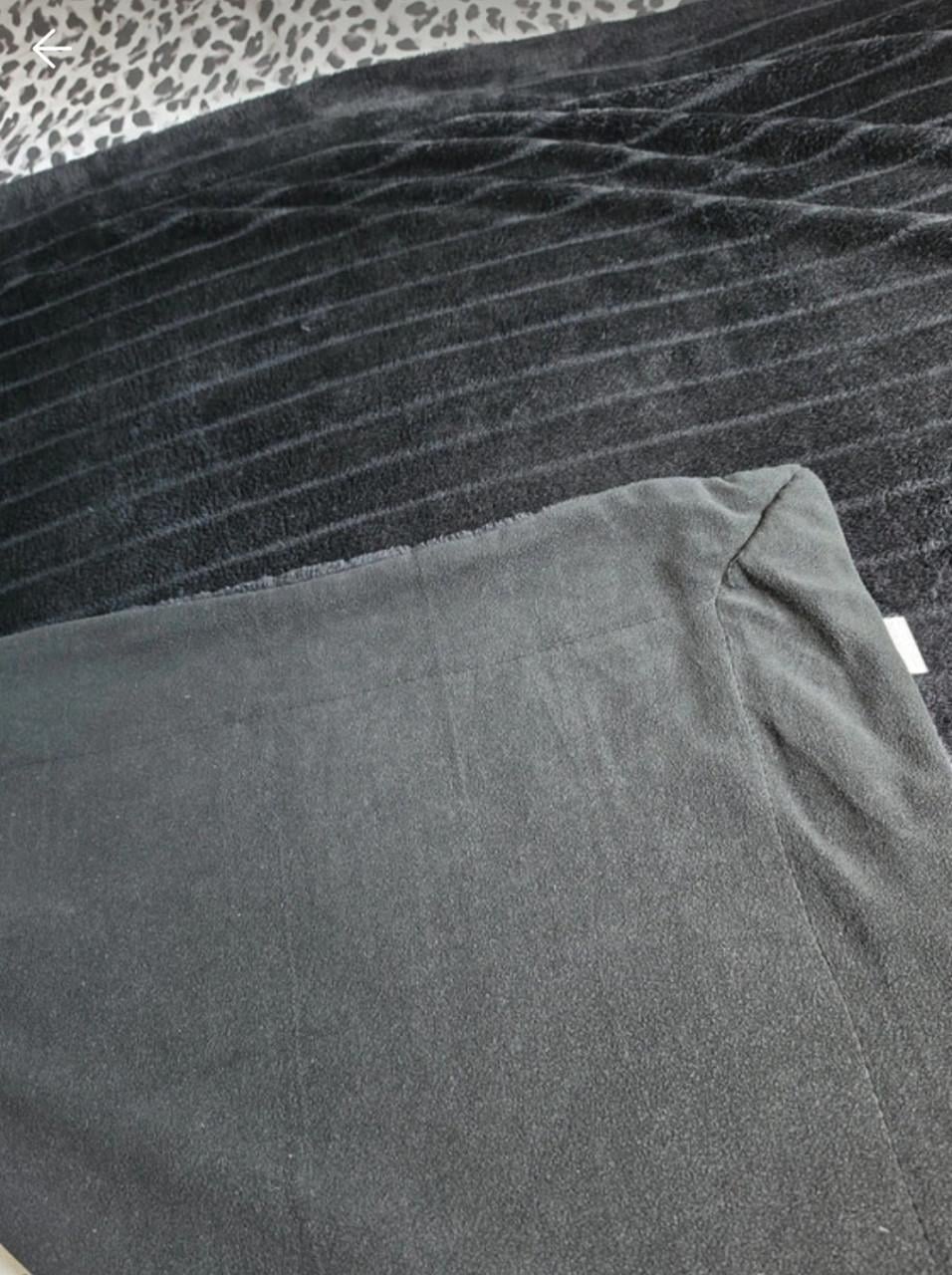 Woondeken/sprei zwart