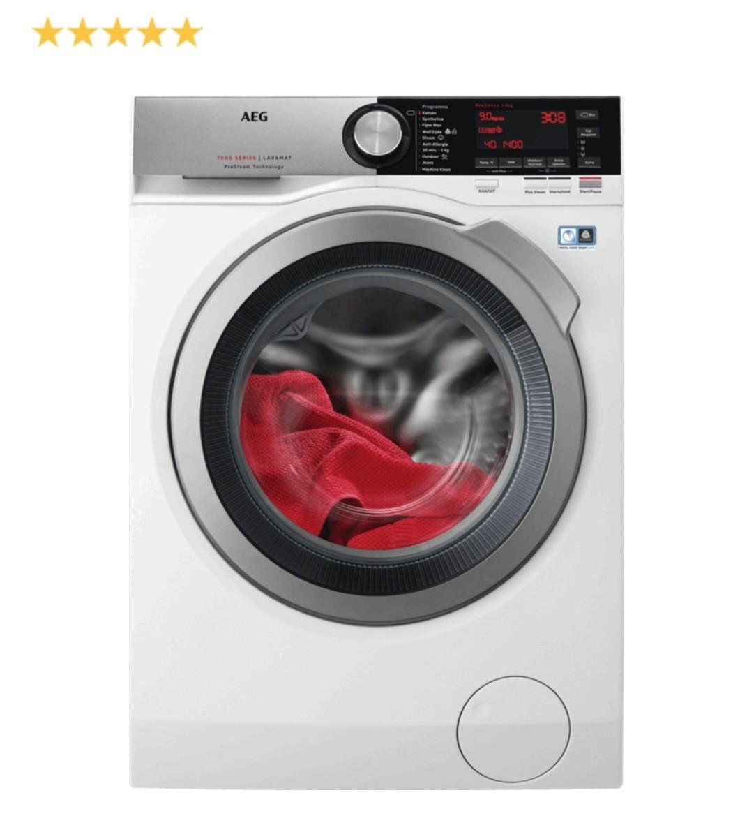 AEG 7000 series wasmachine 9kg ***