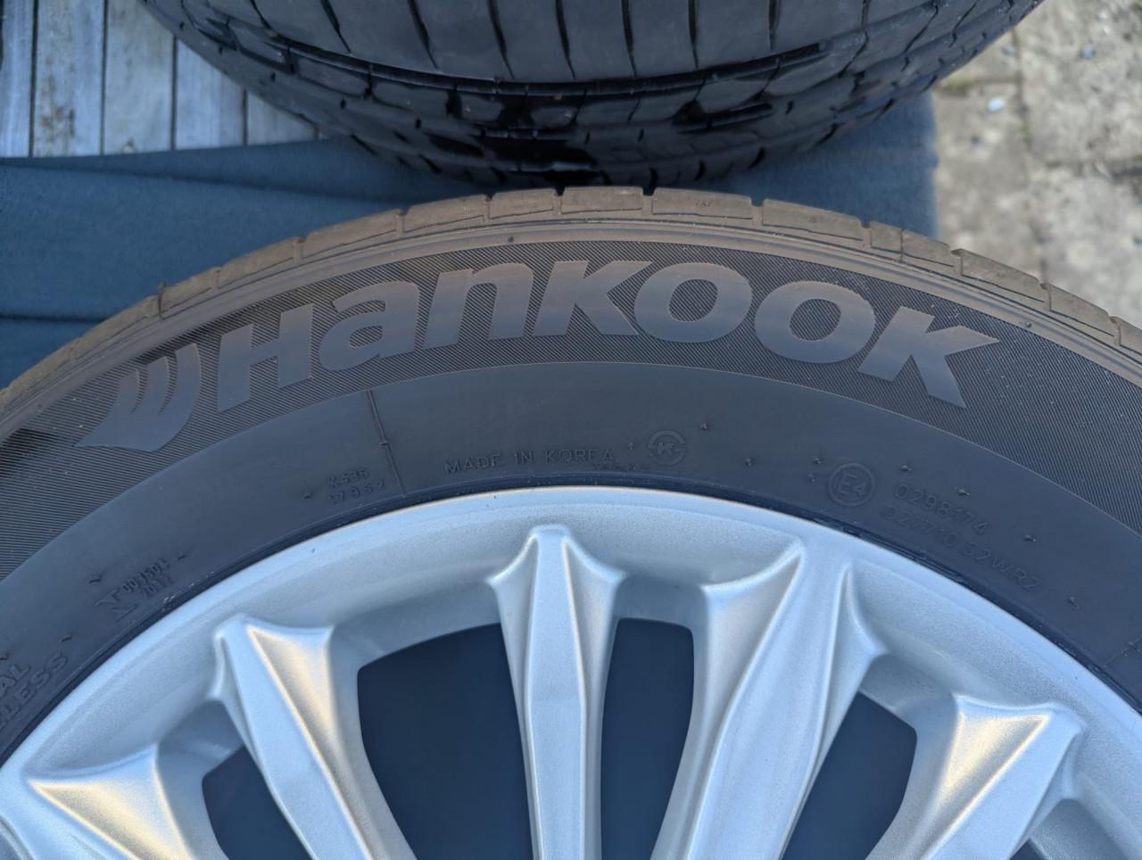 Zomerbanden met velgen