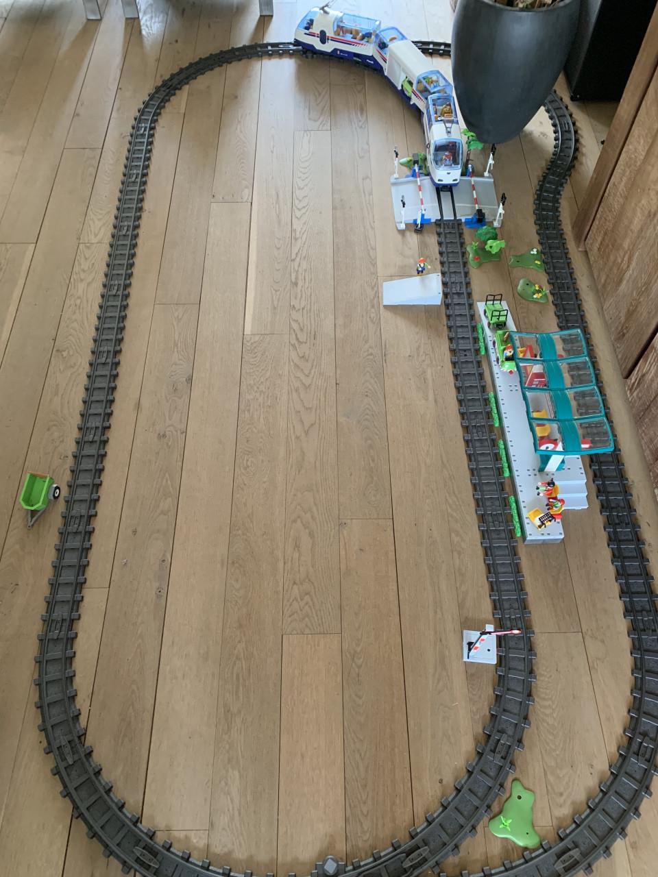 Playmobil trein met véél toebehoren