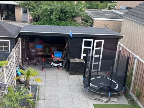 Gratis schuur incl loungebank
