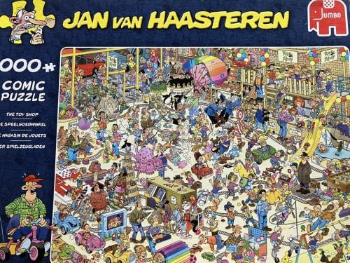Jan van Haasteren de speelgoedwinkel