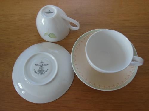 6 kopjes met schotels