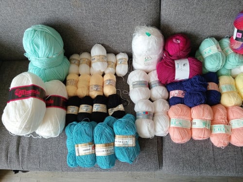 Acryl brei/haakgaren in prijs verlaagd!