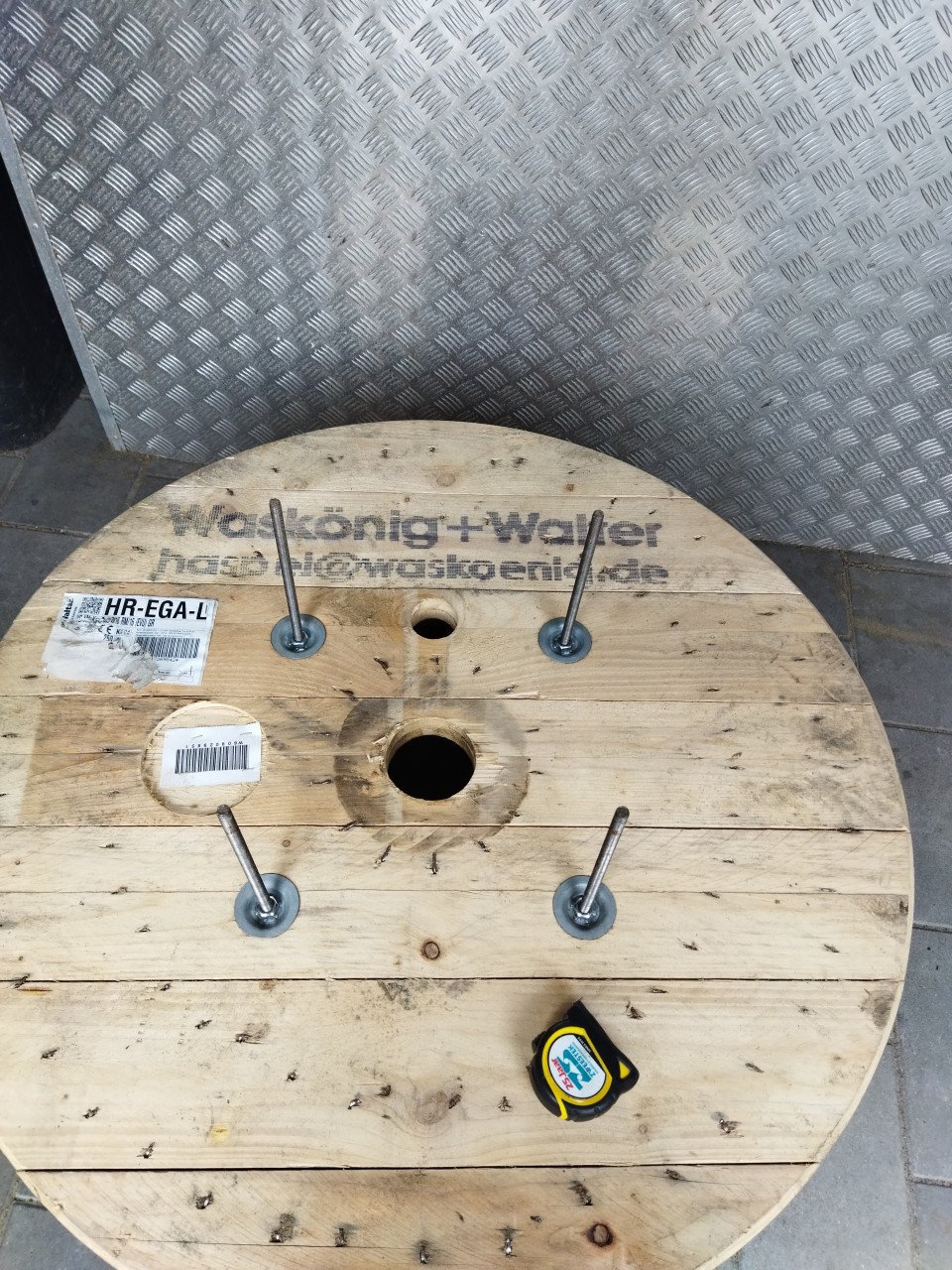 Tafel van een haspel