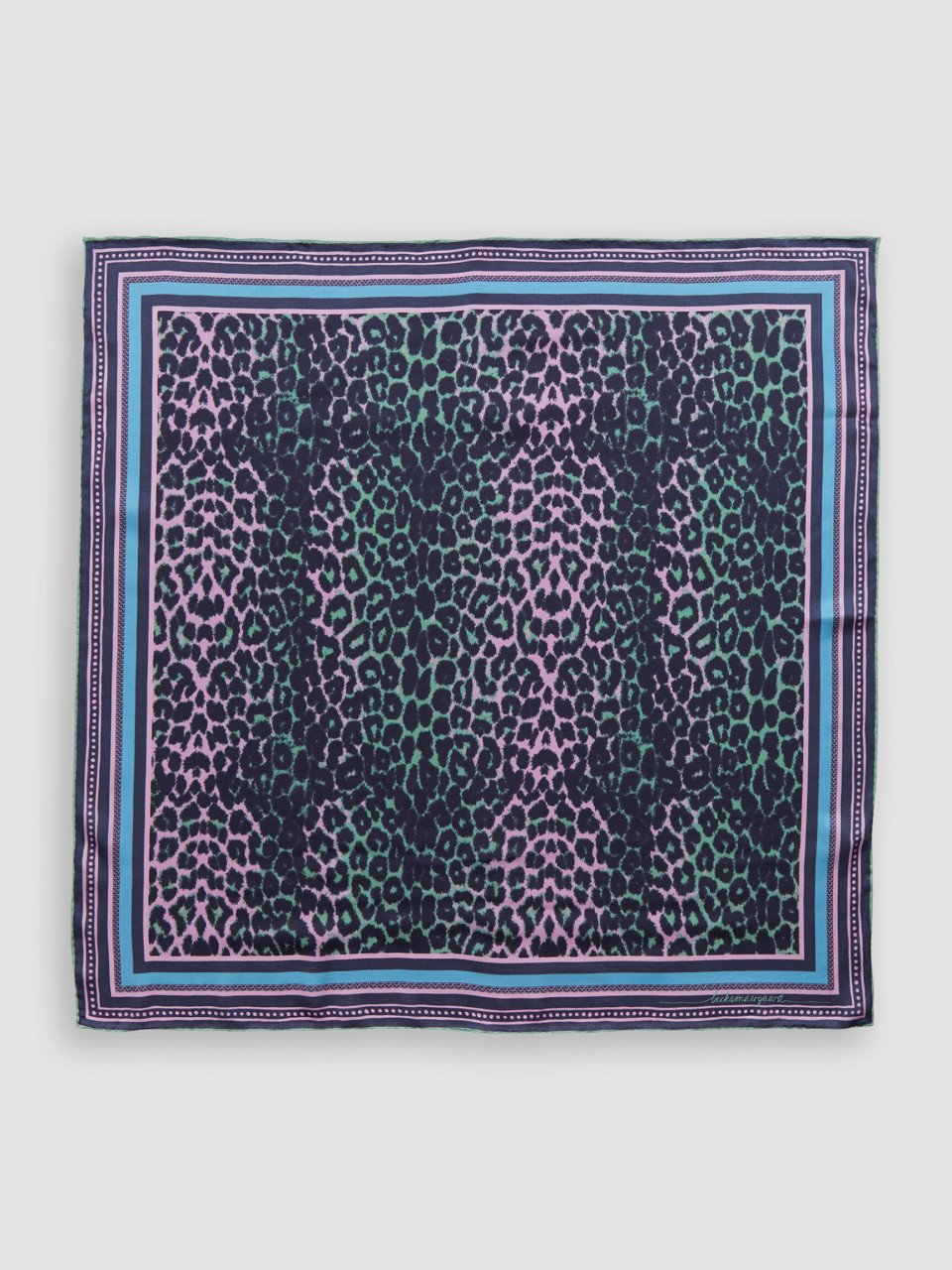 Becksöndergaard luipaard print shawl 100% zijde - NIEUW