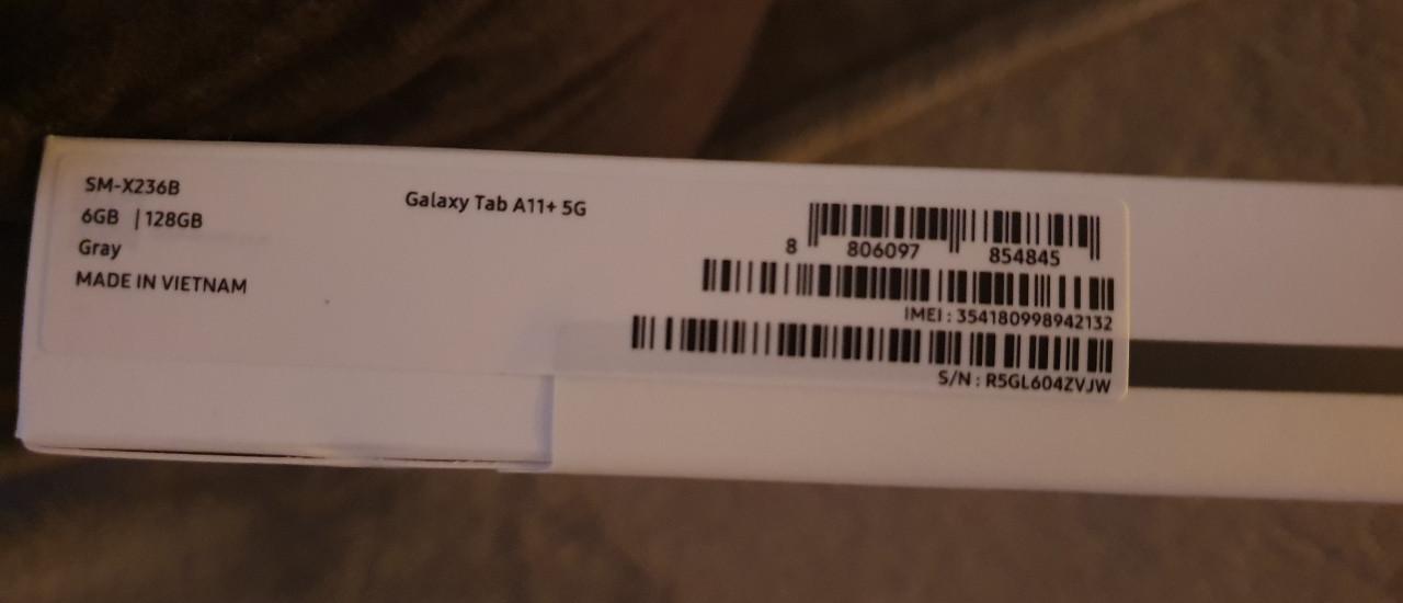 Nieuw!! Samsung Tab 11+ 5G