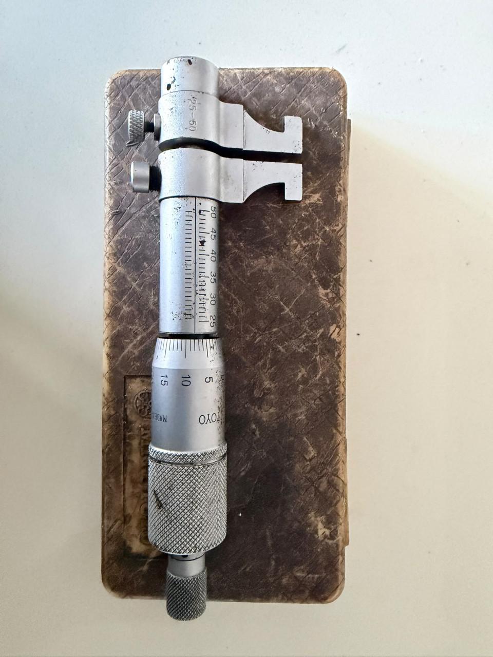 Digitale dieptemeter 300mm, binnen micrometer 25-50