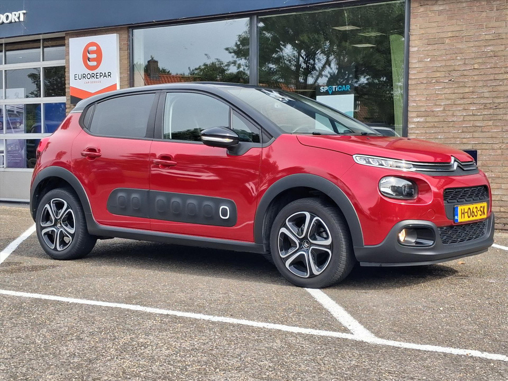 Citroen C3 1.2 puretech 82pk s&s feel edition | kleurnavigatietomtom | blue