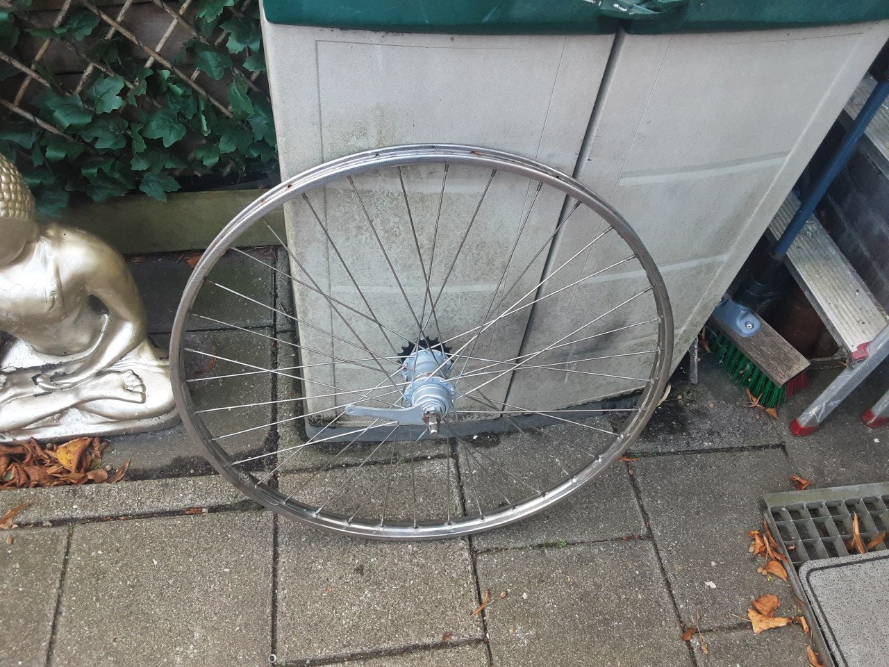 28 inch r.v.s nexus achterwiel, 3 speed,terugtraprem