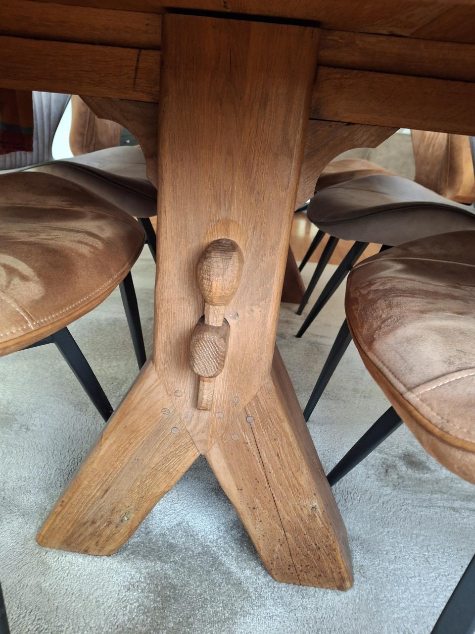 Eiken eettafel