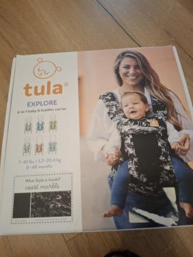 Draagzak tula explore coast marble