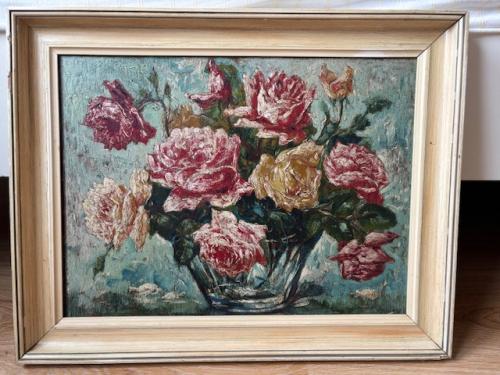 Olieverf schilderij van Theo Goedvriend