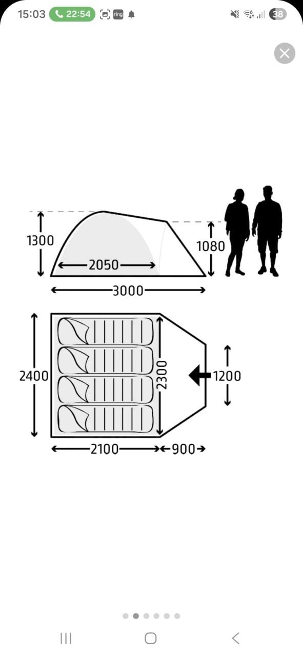 Kampa Brighton 4 Tunneltent