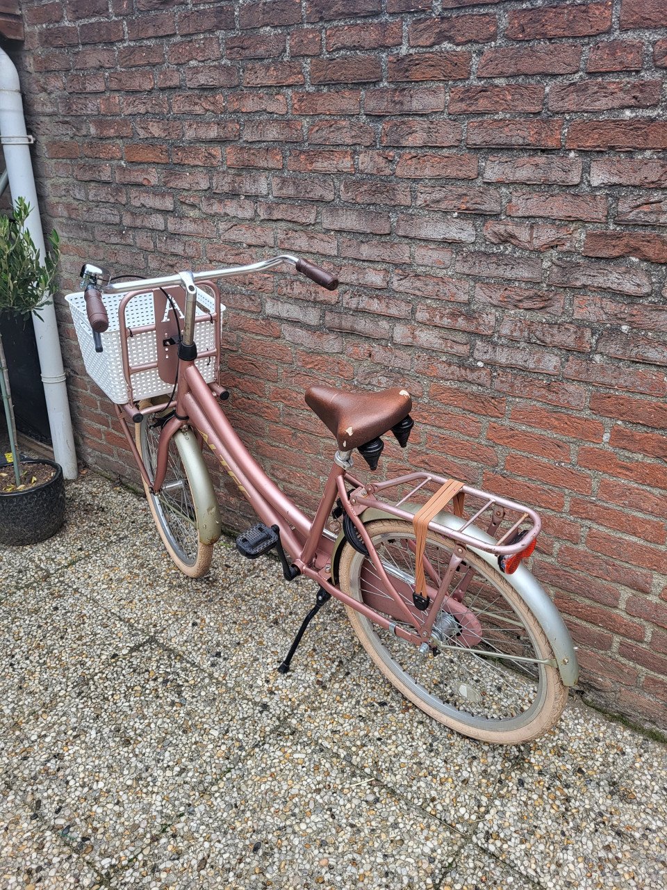 Roze Altec meisjesfiets 24 inch