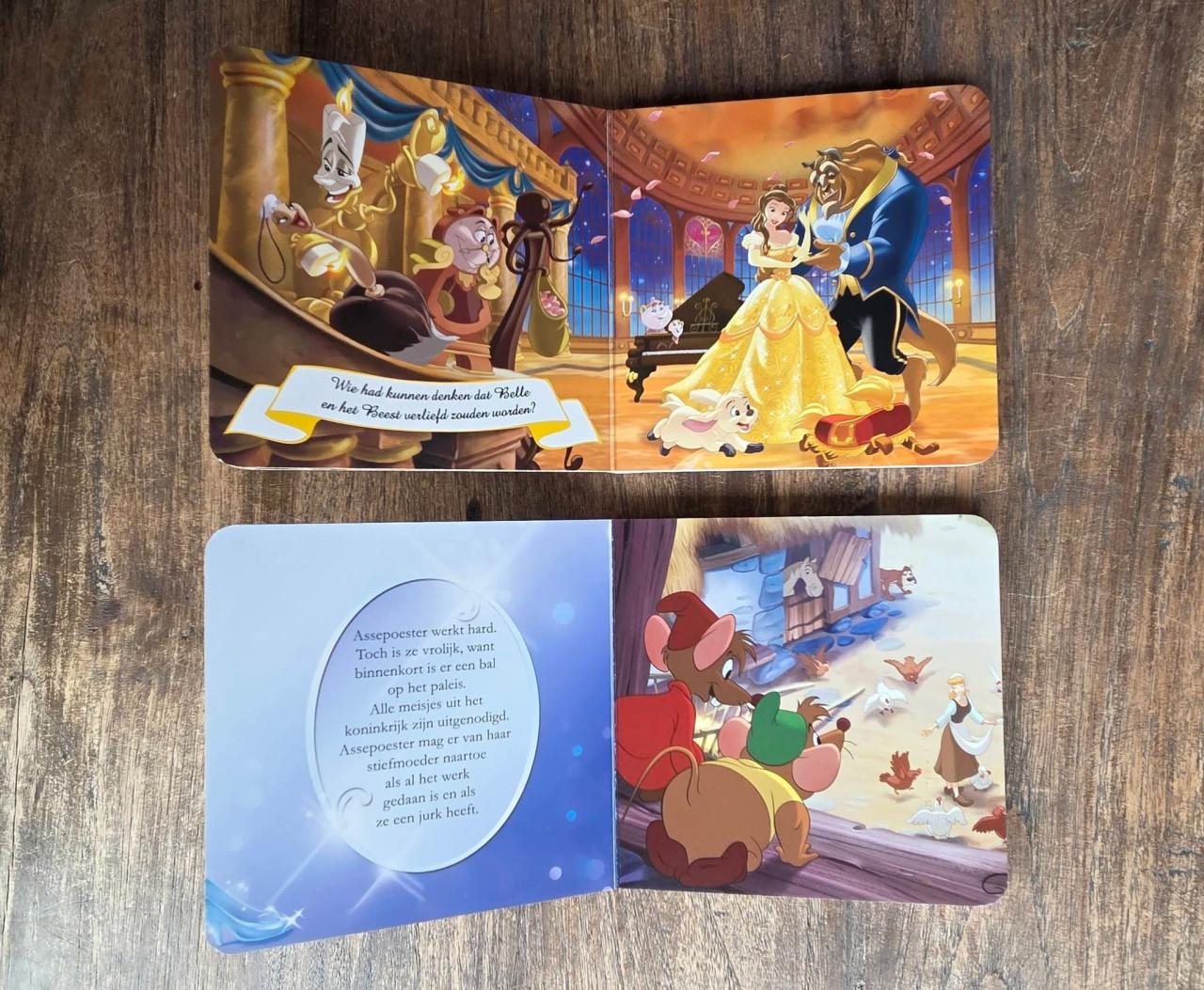 🎈Kartonnen boekjes Disney; Frozen, Prinses en Assepoester. Klein formaat