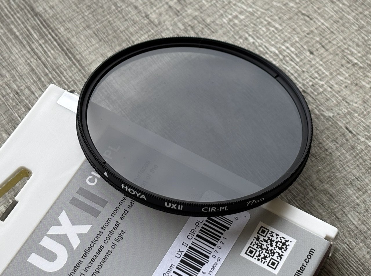 NIEUW Circulair polarisatiefilter 77 mm --> HOYA UX II CIR-PL