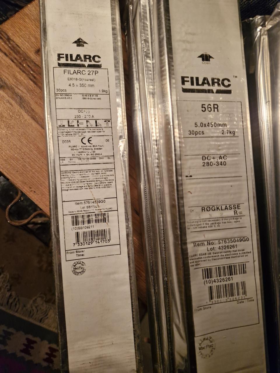 Te koop meerdere pakken laselectrodes