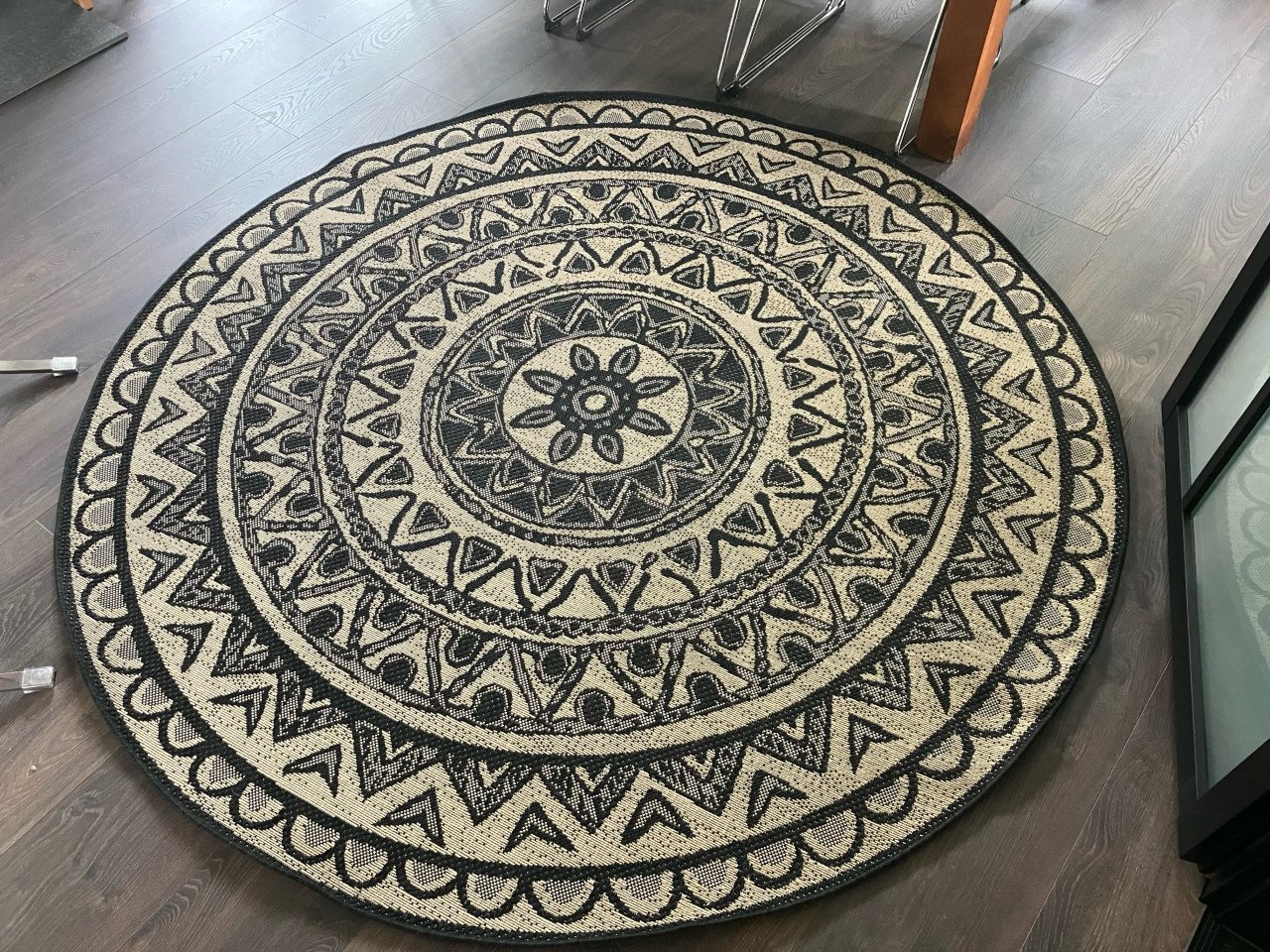 Vloerkleed, rond 2 meter