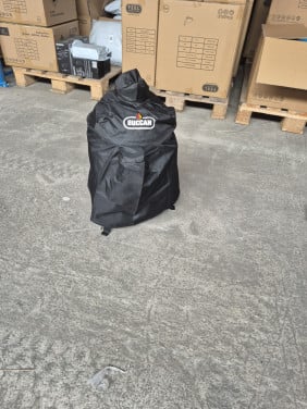13 inch bbq groen of zwart  incl hoes