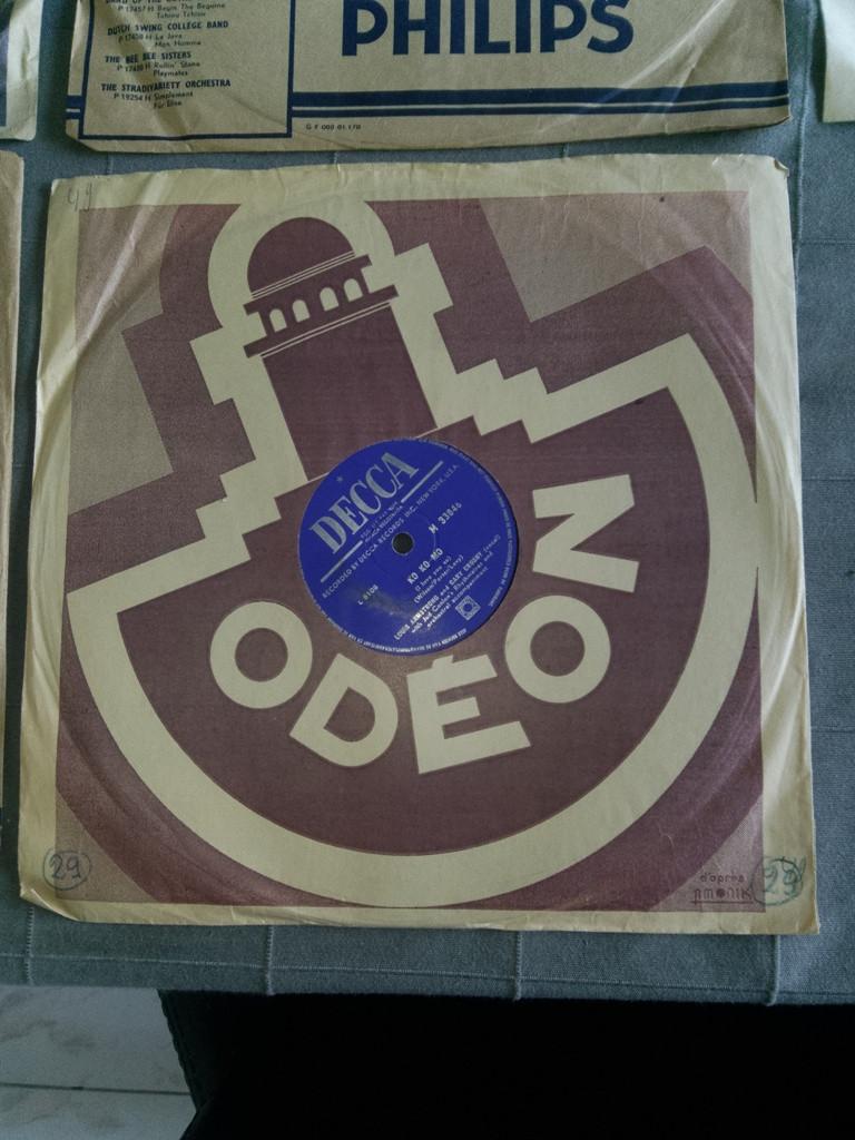 78 toeren platen-Louis Armstrong-Doris Day-Ella Fitzgerald