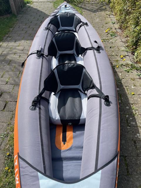 Opblaasbare Kano / Kajak 2+1 Persoons