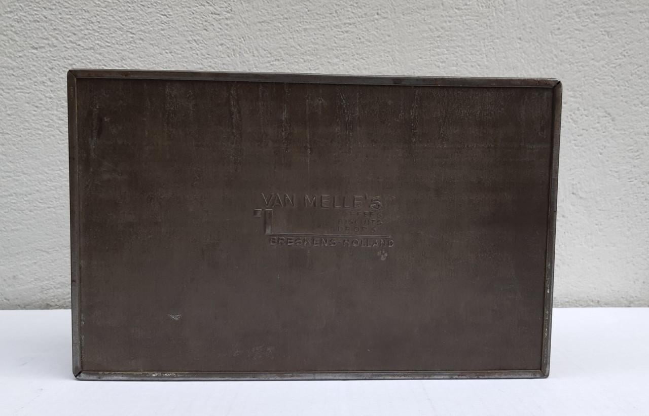 Art deco blik van Melle suikerwerken Breskens