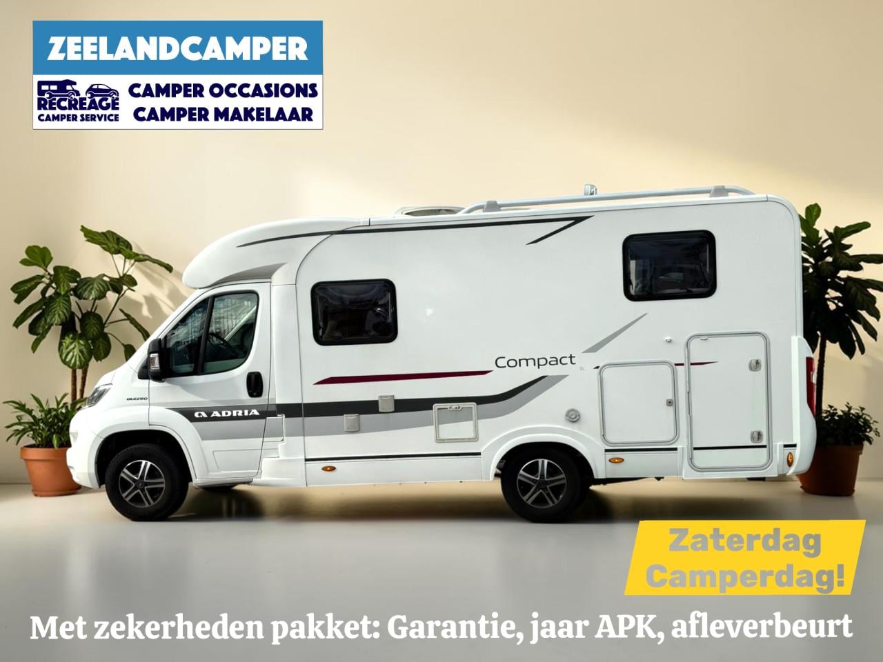 Adria Compact SL - Compacte camper vol comfort en vrijheid! jaar apk, beurt