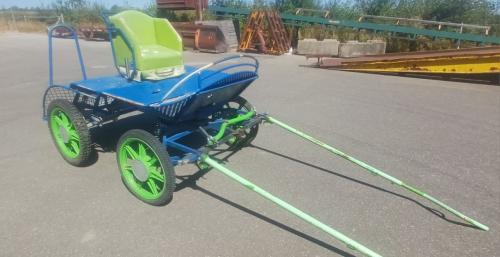 Marathonwagen pony enkel en dubbel span