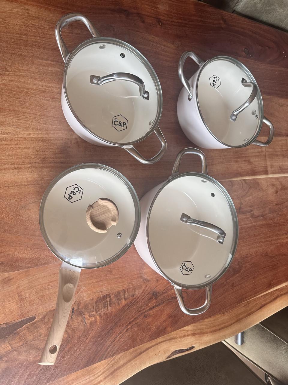 Pannenset Cook & Pan Go Ivory pannenset 9 delig