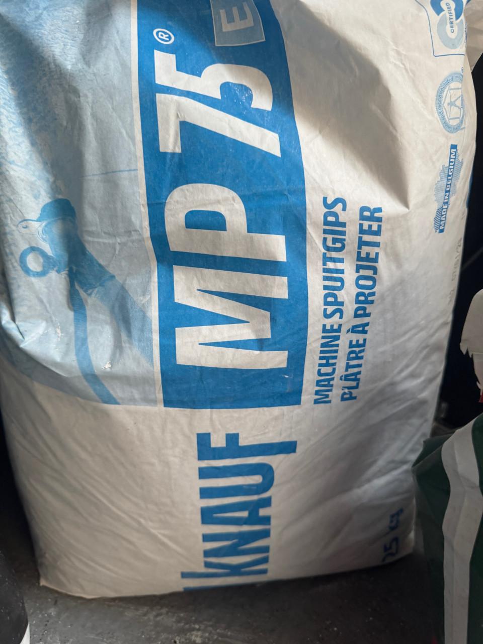 Egaline, stuco MP 75, Betonmortel, PVC Lijm