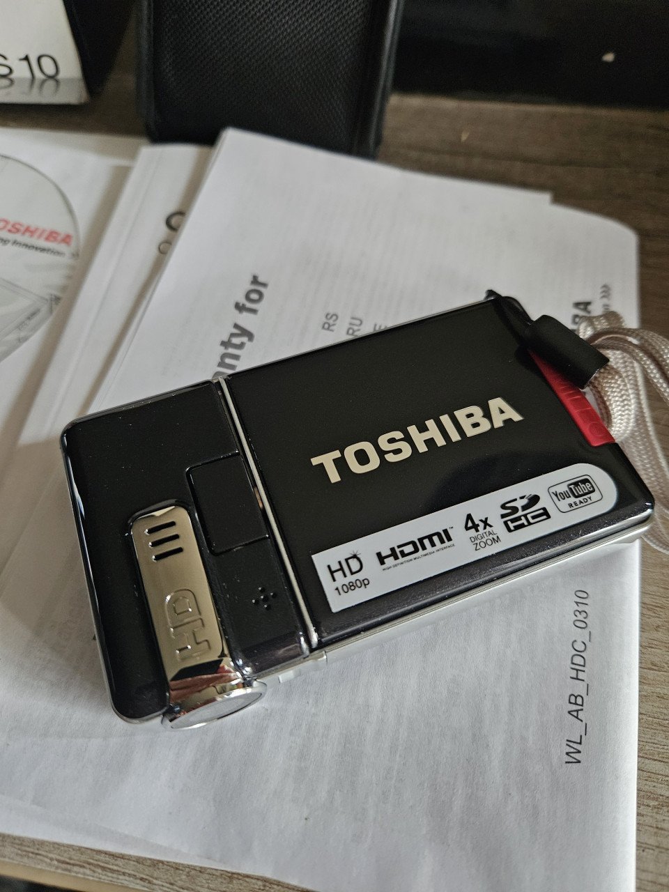 Zgan Toshiba Camileo S10 beeld en videocamera in zeer goede staat