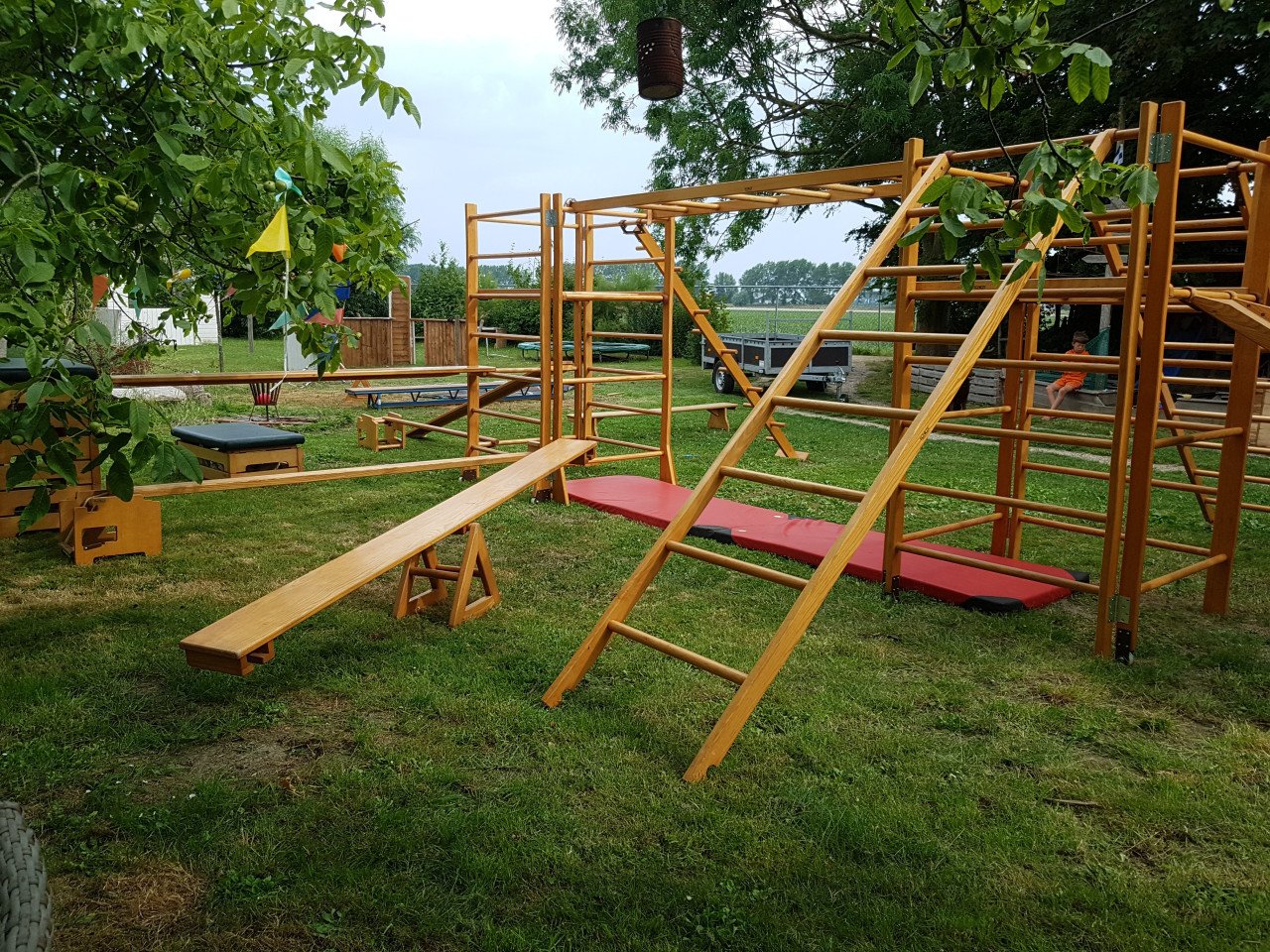 Pop up klimrek, speeltuin huren voor kinderfeestje