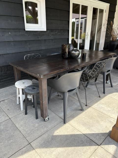 Tuintafel met 6 stoelen